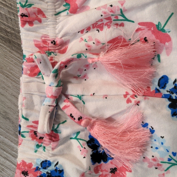 NWT Catherine Malandrino Girls‎ Floral Matching Set, Shirt and Shorts 24 Months - Picture 4 of 12